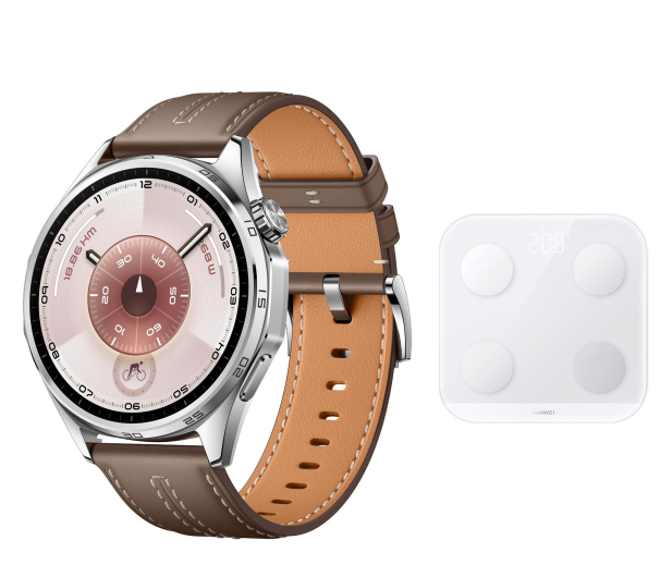 HUAWEI Watch GT 6 46mm Classic Brązowy - 1359252 - zdjęcie